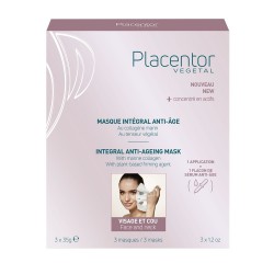 Placentor Vegetal Masque Intégral Anti-Âge 3 Sachets 3760099700201