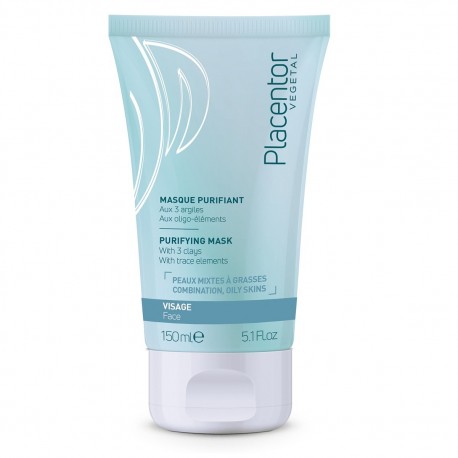 Placentor Vegetal Purifying Mask with 3 Clays 150 ml 3760099700287