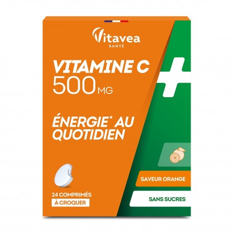 Vitavea Vitamin C 500 mg 24 Chewable Tablets 3515450011218