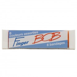 Finger Bob 6 Bandages Blancs