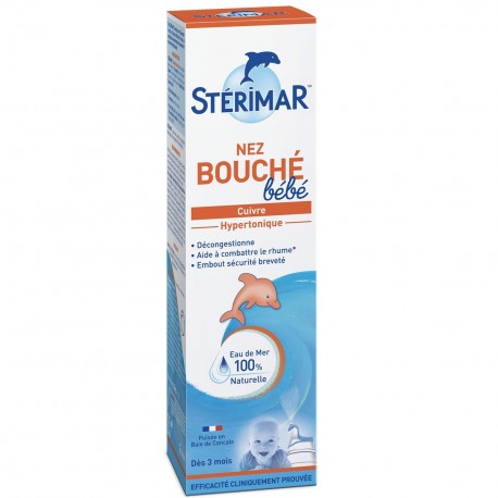 Stérimar Bébé Nez Bouché 100 ml 3331300097450