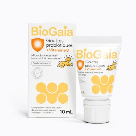 Biogaia Gouttes Probiotiques + Vitamine D 10 ml 7350012556358