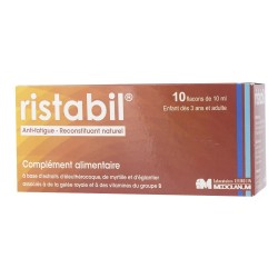 Ristabil Anti-Fatigue Reconstituant Naturel 10 Flacons 3401553519396