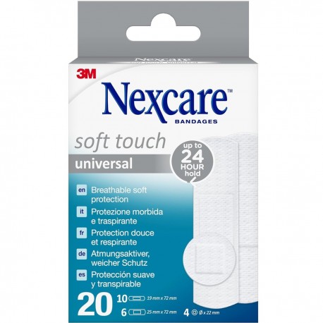 3M Nexcare Soft Touch 20 Pansements 4054596750692