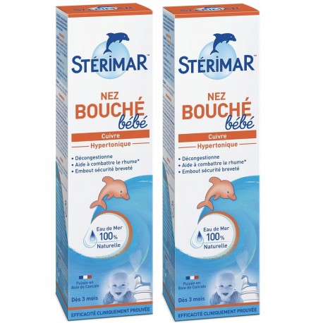 Stérimar Bébé Nez Bouché 2 x 100 ml 3331300097139