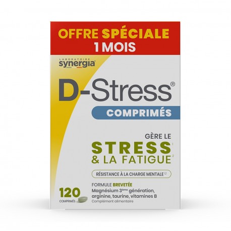 Synergia D-Stress 120 Comprimés 3760139290822