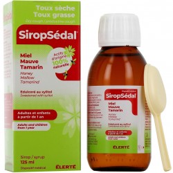 Élerté SiropSédal Toux Sèche Toux Grasse 125 ml 3770010885108