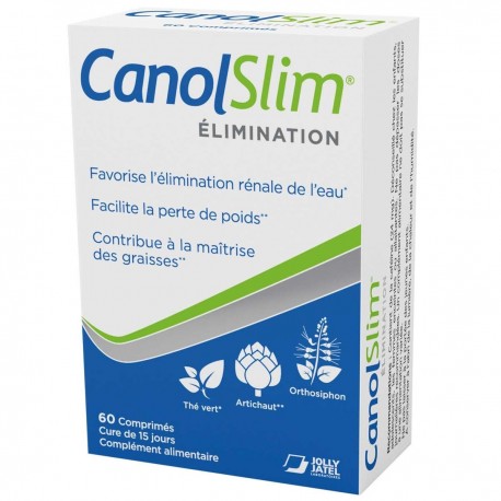 Jolly Jatel CanolSlim Élimination 60 Comprimés 3770010380009