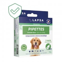 Lapsa Pipettes Chien Grande Race x 3 3770014927330