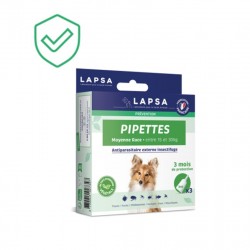 Lapsa Pipettes Chien Moyenne Race x 3 3770014927347