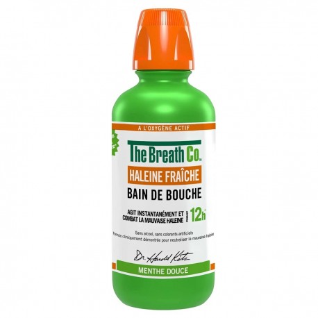 The Breath Co Bain de Bouche Menthe Douce 500 ml 
