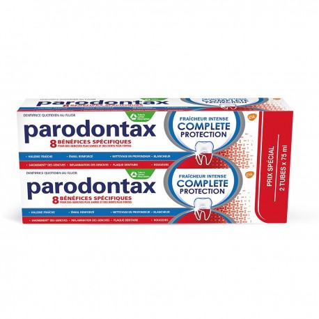 Parodontax Intense Freshness Complete Protection Toothpaste 2 x 75 ml 5054563042675