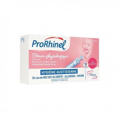 Prorhinel Sérum Physiologique 30 Unidoses 5054563104823