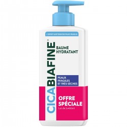 Cicabiafine Baume Hydratant Anti-Dessèchement 2 x 400 ml