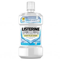 Listerine Bain de Bouche Soin Blancheur Goût Plus Léger 500 ml