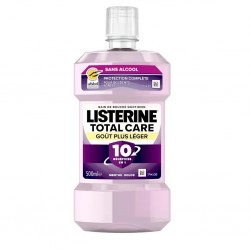 Listerine Bain de Bouche Total Care Goût Plus Léger 500 ml