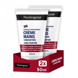 Neutrogena Crème Mains Concentrée Sans Parfum 2 x 50 ml