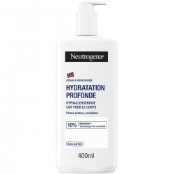Neutrogena Hydratation Profonde Lait Corps Hypoallergénique 400 ml