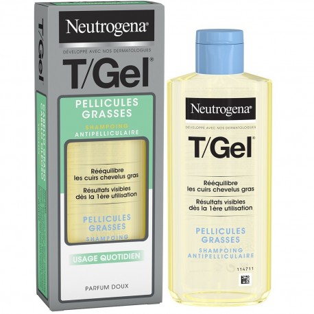 Neutrogena T/Gel Shampoing Antipelliculaire Pellicules Grasses 250 ml 3574661450704