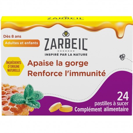 Zarbeil Gorge et Immunité 24 Pastilles 3574661772387