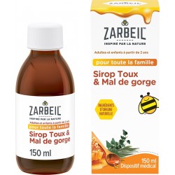 Zarbeil Cough & Sore Throat Syrup 150 ml 3574661731223