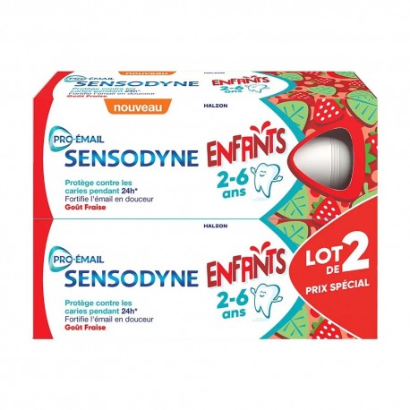 Sensodyne Pro-Email Toothpaste Children 0-6 Years 2 x 50 ml 5054563260635