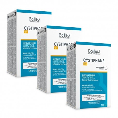 Bailleul Cystiphane Fort Cheveux et Ongles 3 x 120 Comprimés 3660398505081