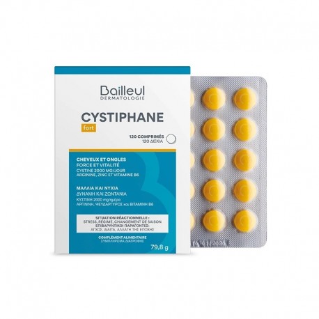 Bailleul Cystiphane Fort Cheveux et Ongles 120 Comprimés 3660398504985
