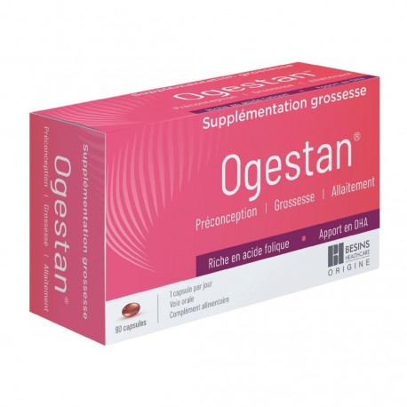 Besins Ogestan Pregnancy Supplement 90 Capsules 3700039500065