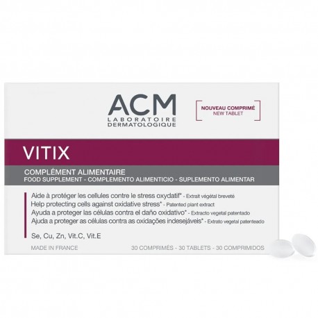 ACM Vitix Food Supplement 30 Tablets 3760095250212