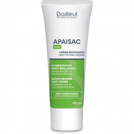 Bailleul Apaisac Moisturising Anti-Shine Cream 40 ml 3660398501267