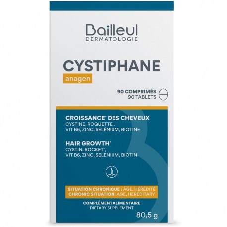 Bailleul Cystiphane Anagen Croissance des Cheveux 90 Comprimés 3660398505197