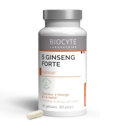 Biocyte 5 Ginseng Forte 40 Gélules