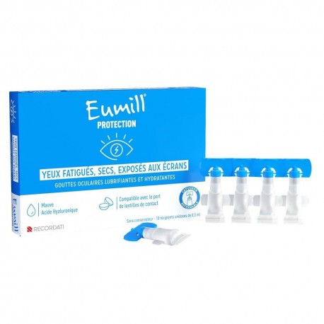 Eumill Protection Yeux Fatigués & Secs 10 Unidoses de 0,5 ml 8057742822010