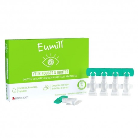 Eumill Yeux Rouges & Irrités 10 Unidoses de 0,5 ml 8057742821990