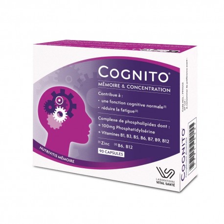 Cognito Mémoire & Concentration 90 Capsules 5453002520611