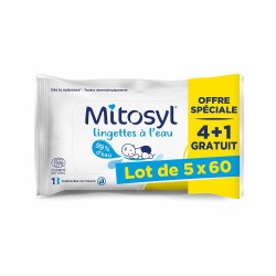 Mitosyl Water Wipes 5 x 60 Wipes