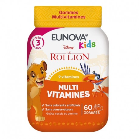 Eunova Kids Multivitamins 60 Gummies 3615840000638