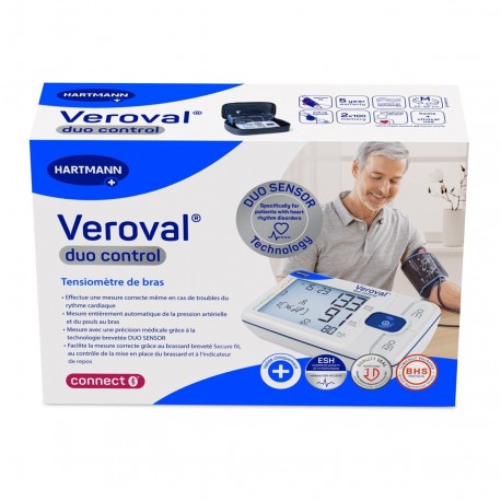 Hartmann Veroval Duo Control Upper Arm Blood Pressure Monitor Size M 4052199298832
