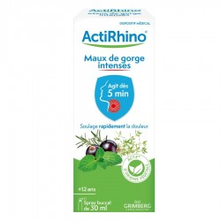 ActiRhino Maux de Gorge Intenses 30 ml 3770035140022