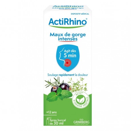 ActiRhino Intense Sore Throat 30 ml 3770035140022