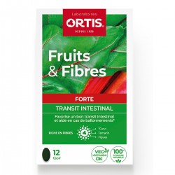 Ortis Fruits & Fibres Forte Transit Intestinal 12 Comprimés 5411386890669