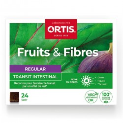 Ortis Fruits & Fibres Regular Transit Intestinal 24 Cubes 5411386890614