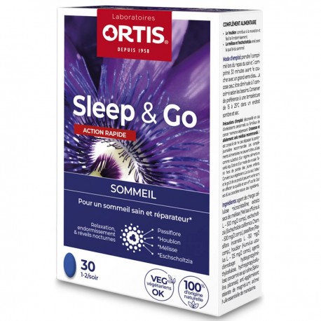 Ortis Sleep & Go Sommeil 30 Comprimés 5411386894131