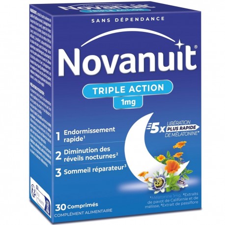 Sanofi Novanuit Triple Action 30 Tablets 3664798011050