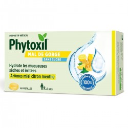 Sanofi Phytoxil Gorge Irritée Miel Citron Menthe 16 Pastilles