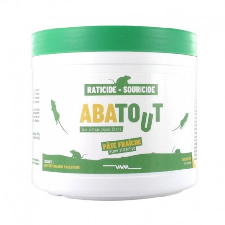 Abatout Raticide Souricide Pâte Fraîche 15 Sachets 3478001004353