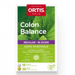 Ortis Colon Balance Regular 18 Comprimés Matin + 36 Comprimés Soir 5411386896234