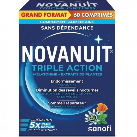 Sanofi Novanuit Triple Action 60 Comprimés 3664798070118
