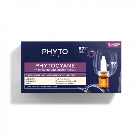 Phyto Phytocyane Traitement Antichute Femme 12 x 5 ml 3701436910174